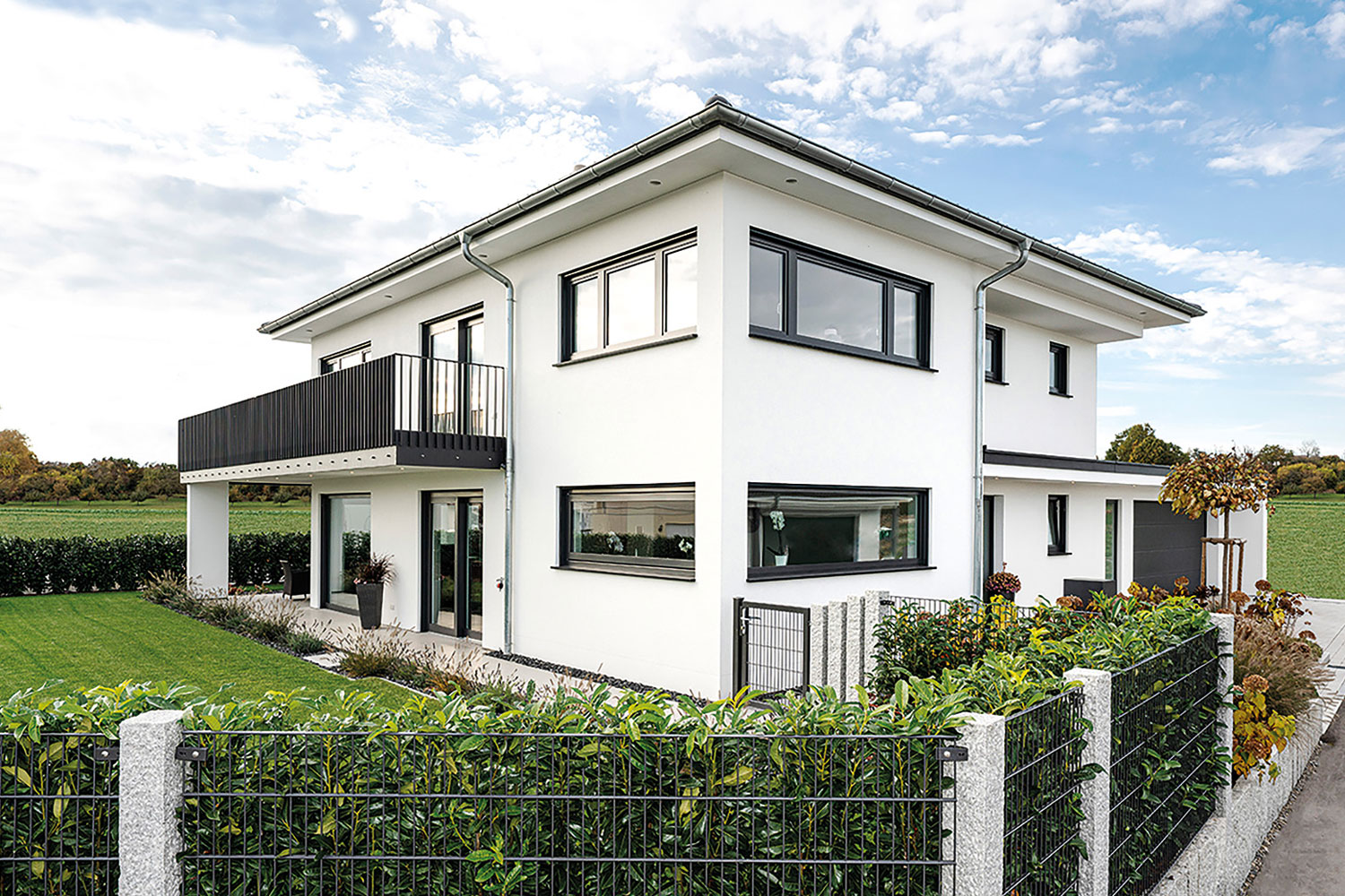Außenansicht des Einfamilienhauses in Empfingen